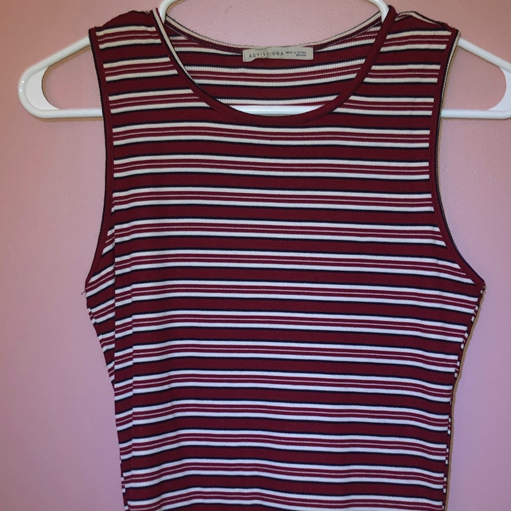 stripped croptop